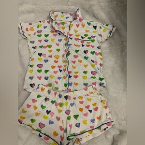 Kerri Rosenthal x Roller Rabbit heart pajamas - in size small